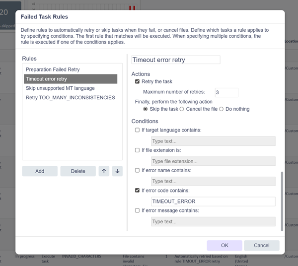 Automated Rules