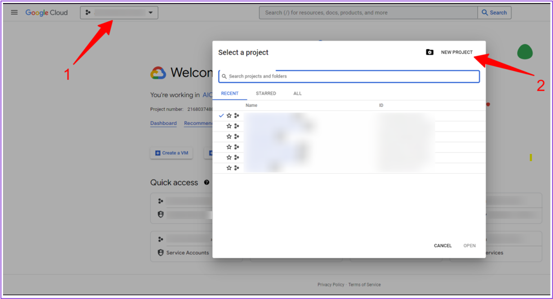 Create Project